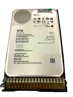 P23863-B21 HPE 16TB SAS 12G 7.2K BC MV 3.5 G8-G10 Hard Drive