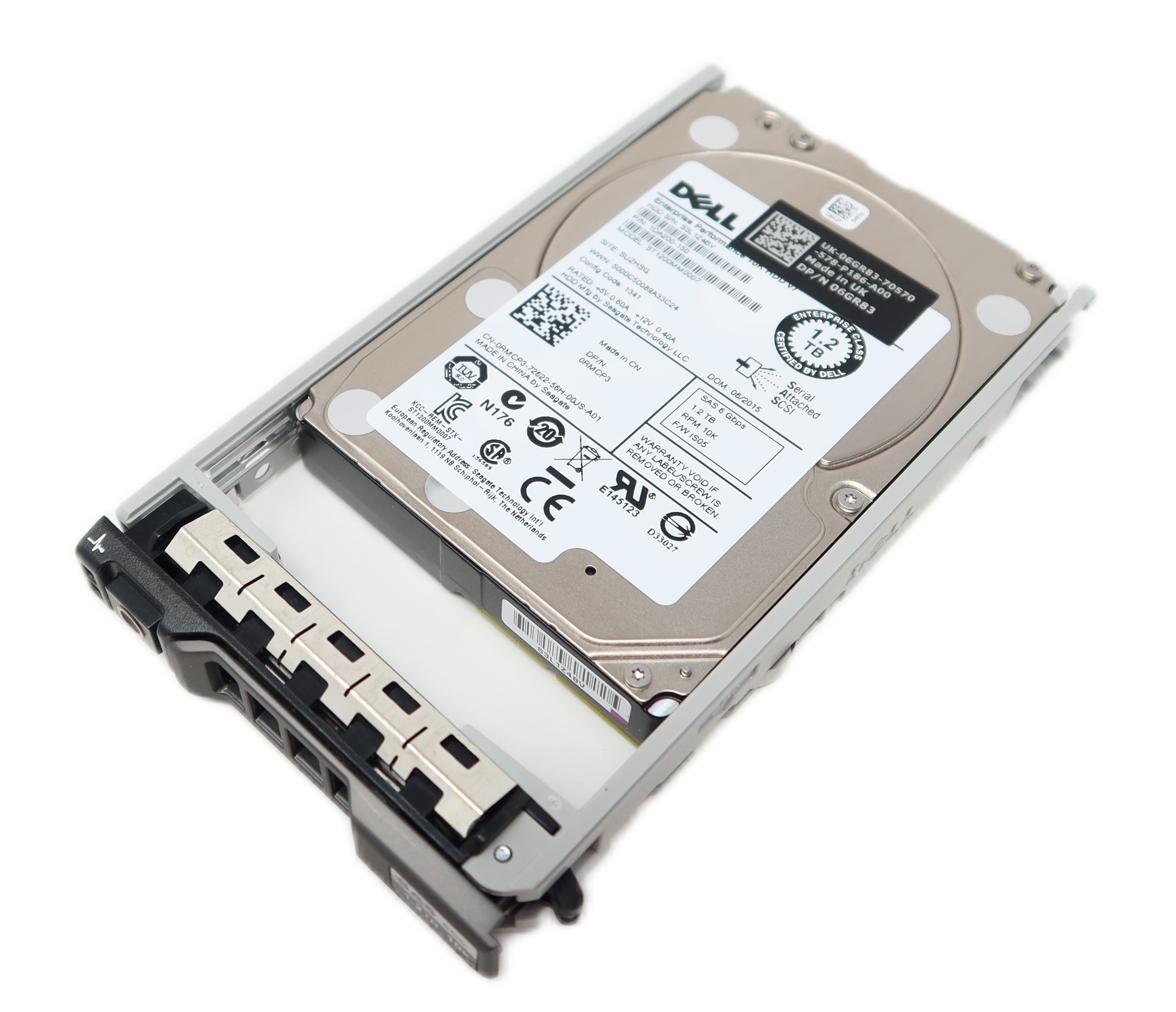 Dell 1.2Tb 10k 2.5in SAS hard drive ST1200MM0007