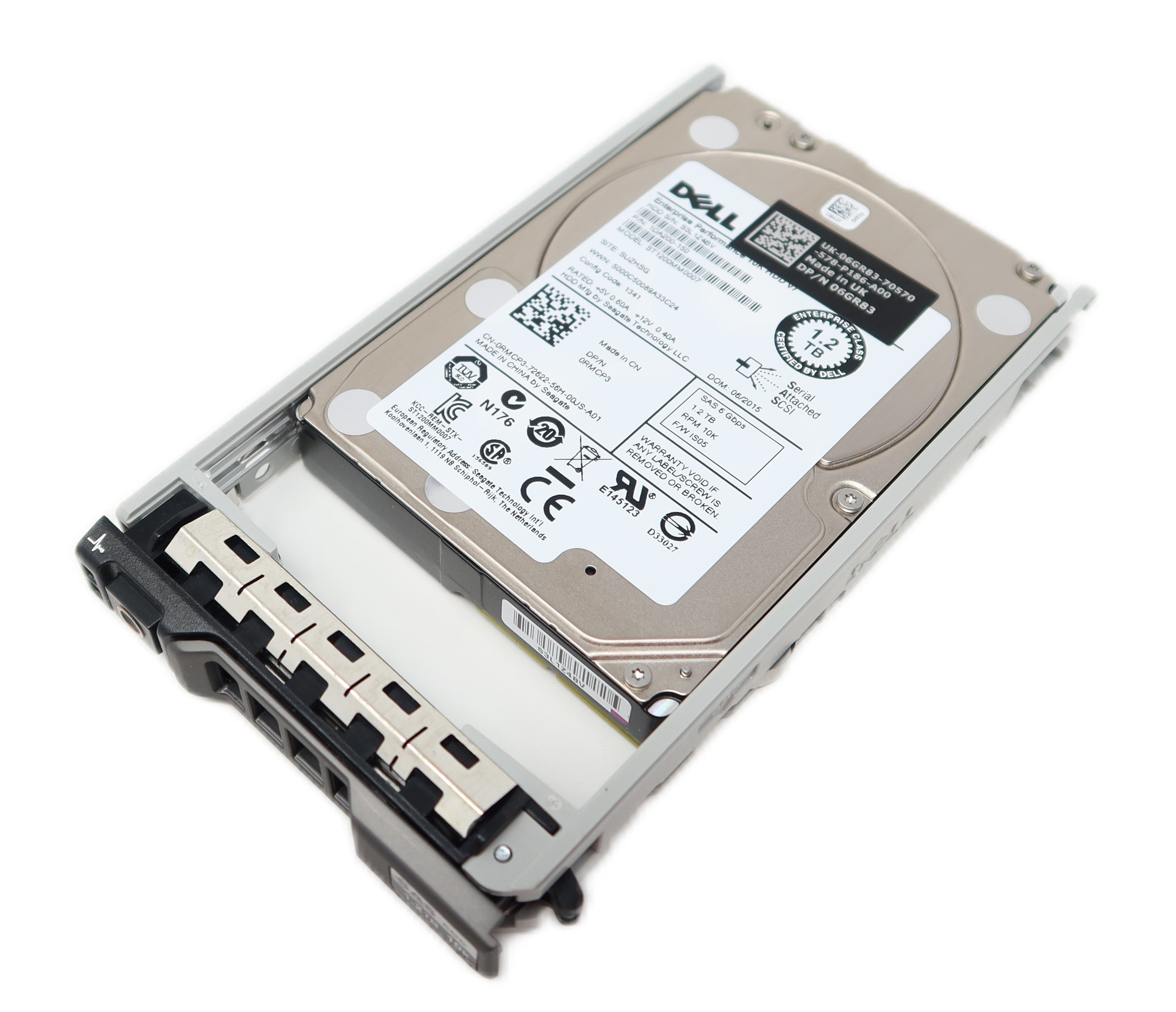 Dell 1.2TB 10K 6G 2.5in SAS Hard Drive ST1200MM0007