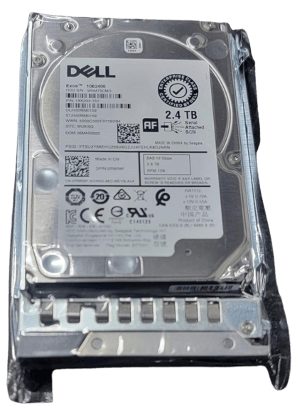 Dell 2.4TB SAS 10k 2.5" 12G 512e Hard Drive RWR8F