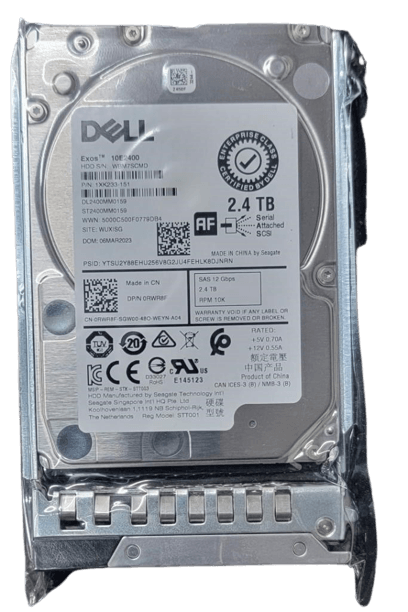 400-AVEZ Dell 2.4TB 10K 12Gbps SAS 2.5" G14 Hard Drive