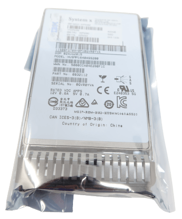 IBM 400GB 2.5-inch SAS 12 Gb/s SSD 00FN390 00FN389