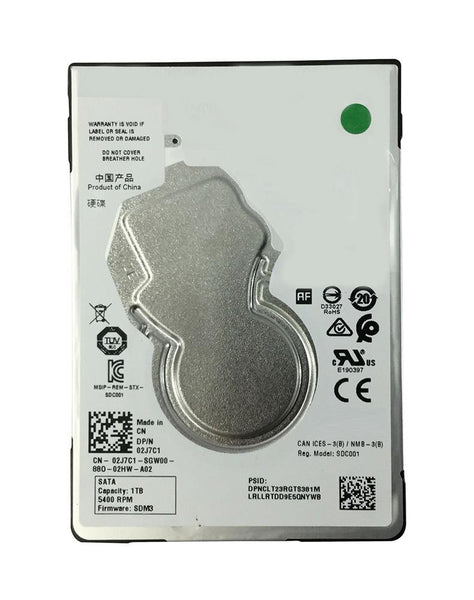 Dell 2J7C1 1TB 2.5