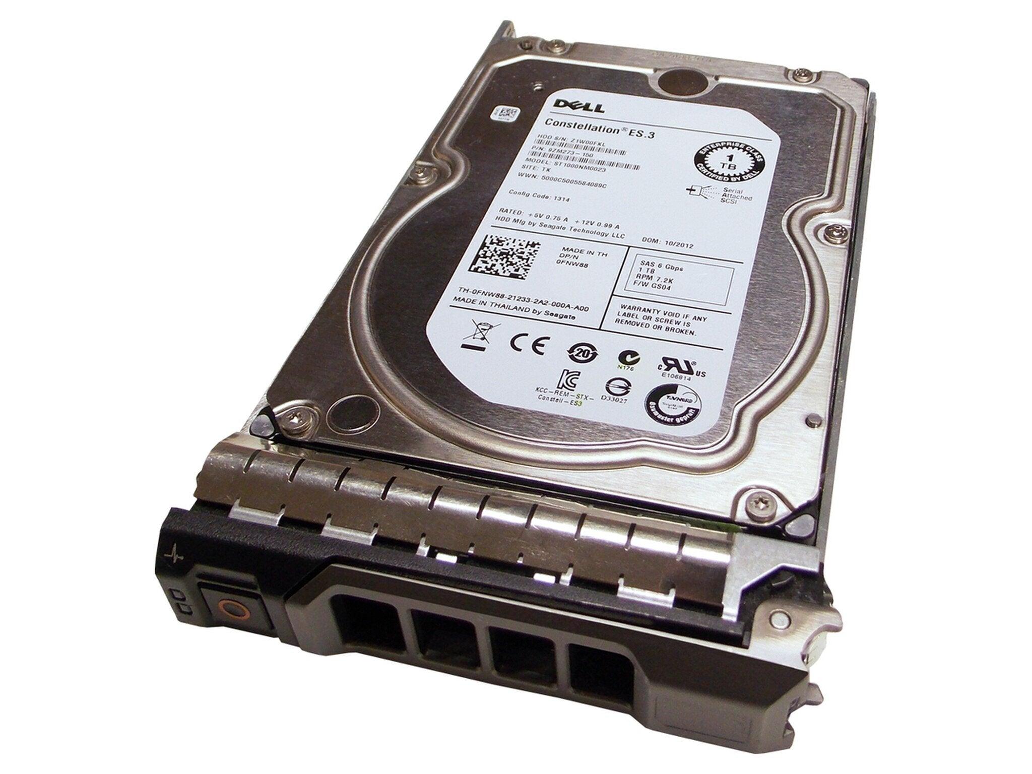 Dell 400-23586 1TB 7.2k rpm 3.5" SAS 3G Hard Drive