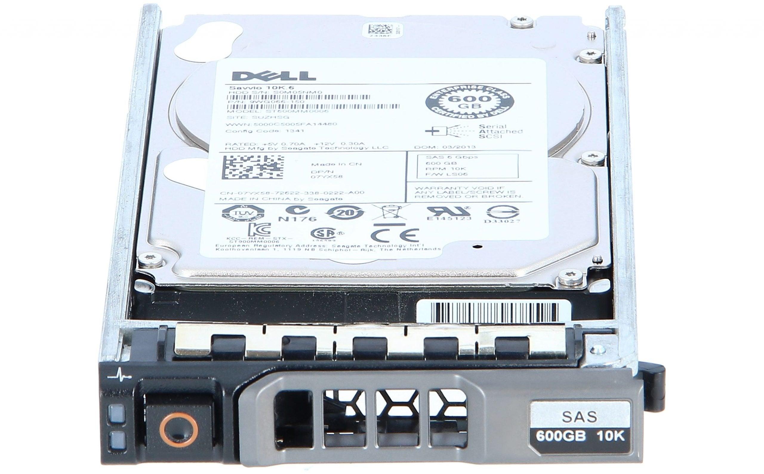 Dell 400 ASLU 600GB 10k rpm 2.5" SAS 12Gbps Hard Drive