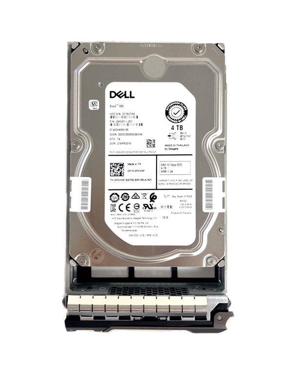 Dell 400-AUUR 4TB 7.2k rpm SAS 3.5'' SED 12Gbps Hard Drive