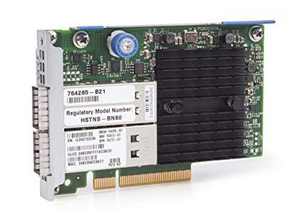 HPE InfiniBand FDR/Ethernet 10Gb/40Gb 2-port 544+FLR-QSFP Adapter 764285-B21