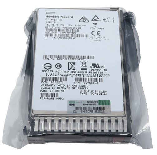 HPE 1.92TB SAS 12G RI 2.5" SSD