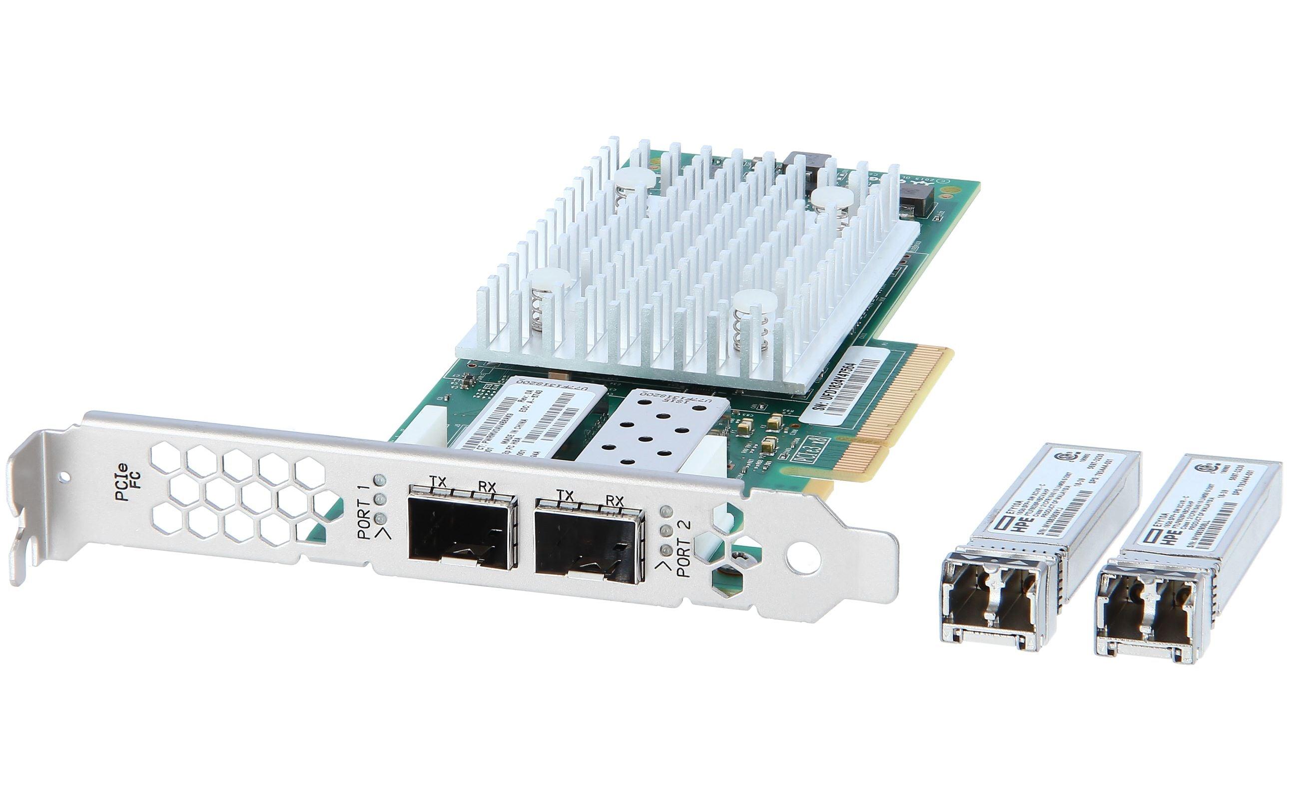 HPE StoreFabric SN1100Q 16Gb Dual Port Fibre Channel Host Bus Adapter P9D94A