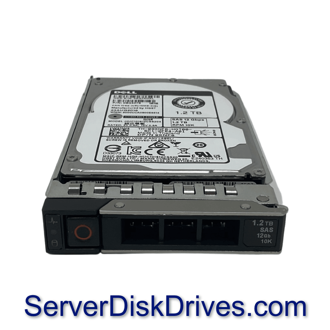 HUC101812CSS204 Dell 1.2TB SAS 10k 2.5" 12G Hard Drive 9XNF6