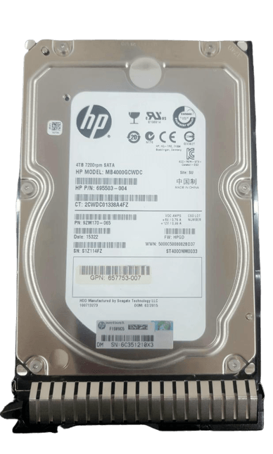 HP MB4000GCWDC 4TB 7200RPM 6Gbs SATA Hard Drive