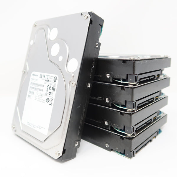 Toshiba MG03ACA300 3TB 7.2K 64MB SATA (Lot of 5 Pcs) Drives