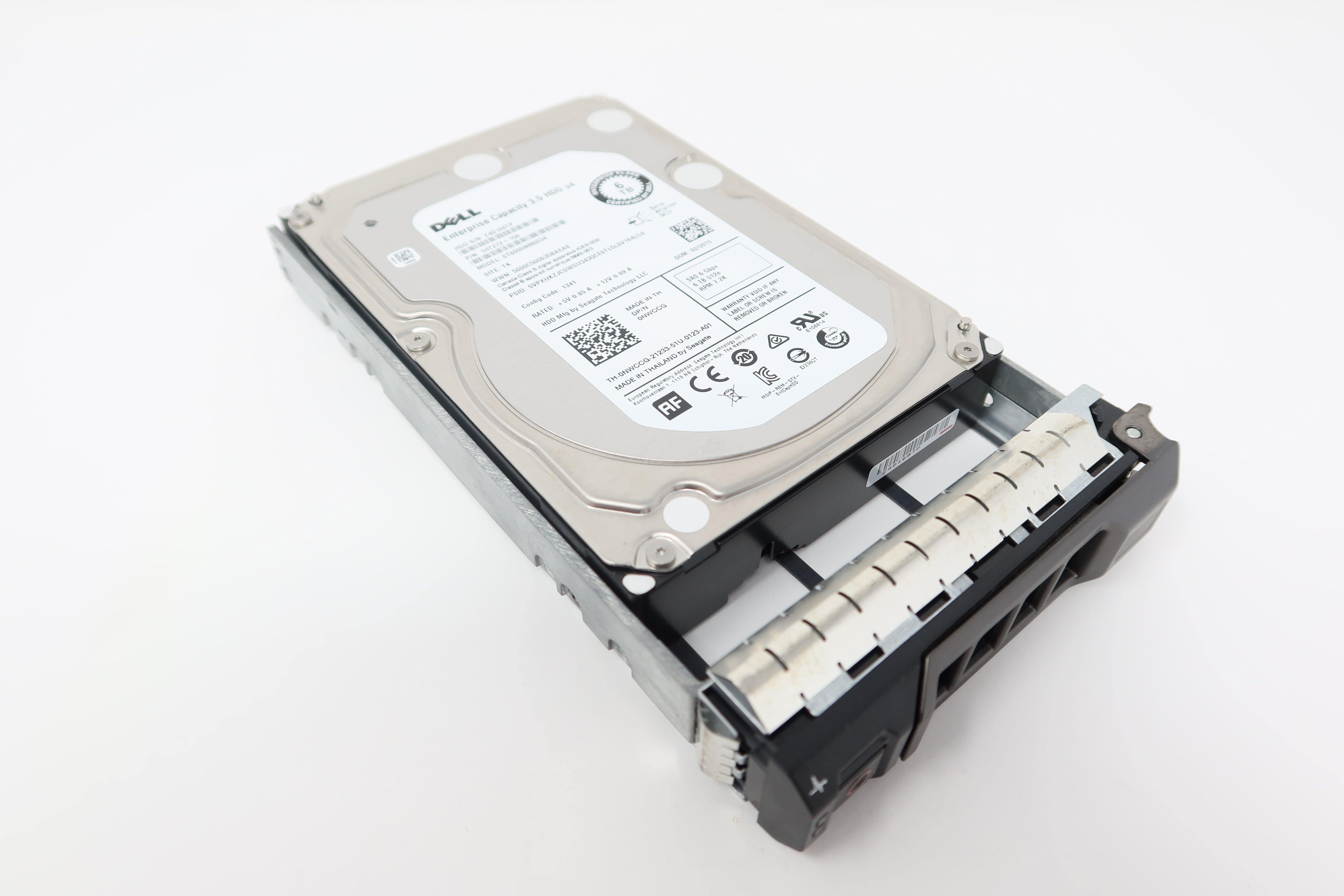 ST6000NM0034 Dell 6TB 7.2K 6G SAS 3.5IN (Lot of 5pc) NWCCG Drives