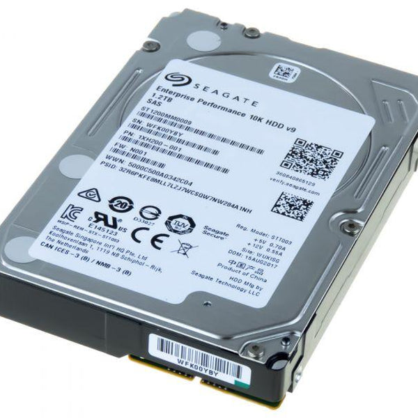 Seagate ST1200MM0009 1.2TB 10K RPM 512n SAS 12Gb/s 2.5in Enterprise Hard  Drive