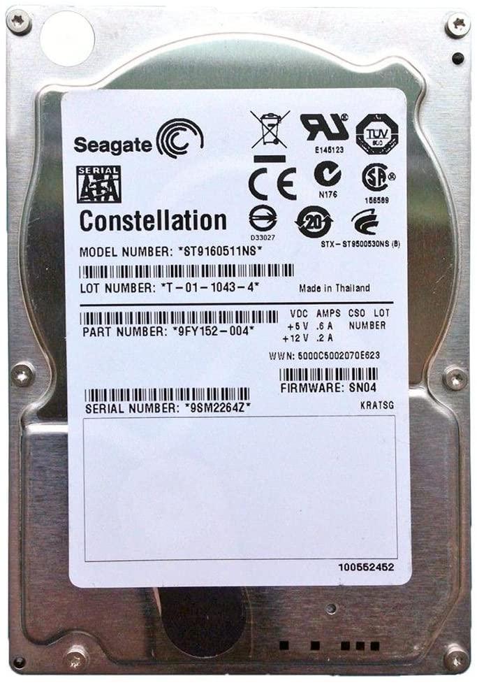 Seagate ST9160511NS 160Gb 7.2K SATA Server Hard Drive