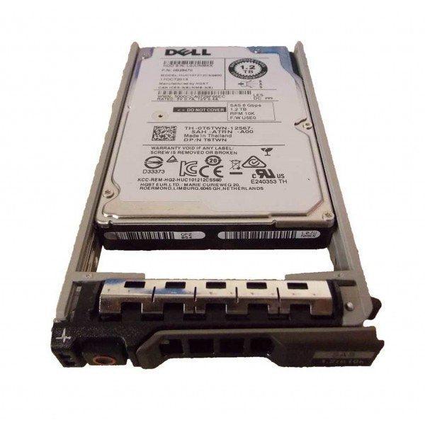 Dell 1.2TB SAS 6Gb/s Server Hard Drive - 2.5" HUC101212CSS600 T6TWN (Used)