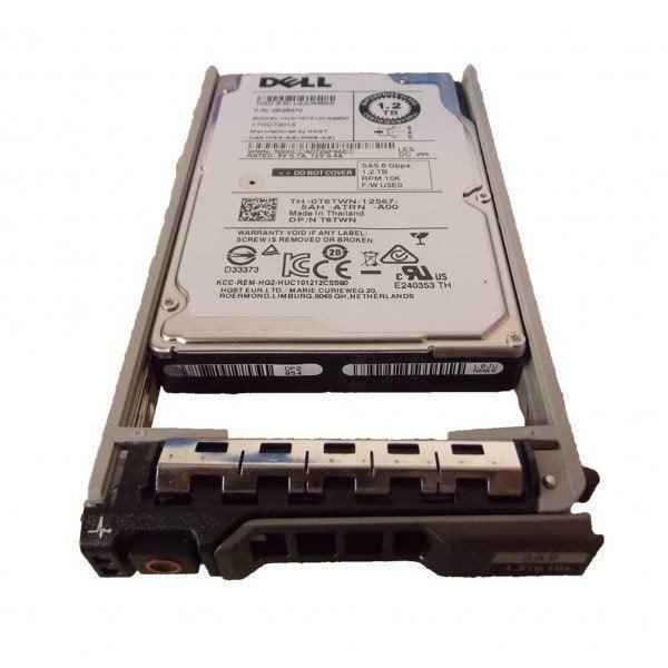 T6TWN Dell 1.2TB 10K RPM 6Gb/s SAS 2.5 Hard Drive HUC101212CSS600
