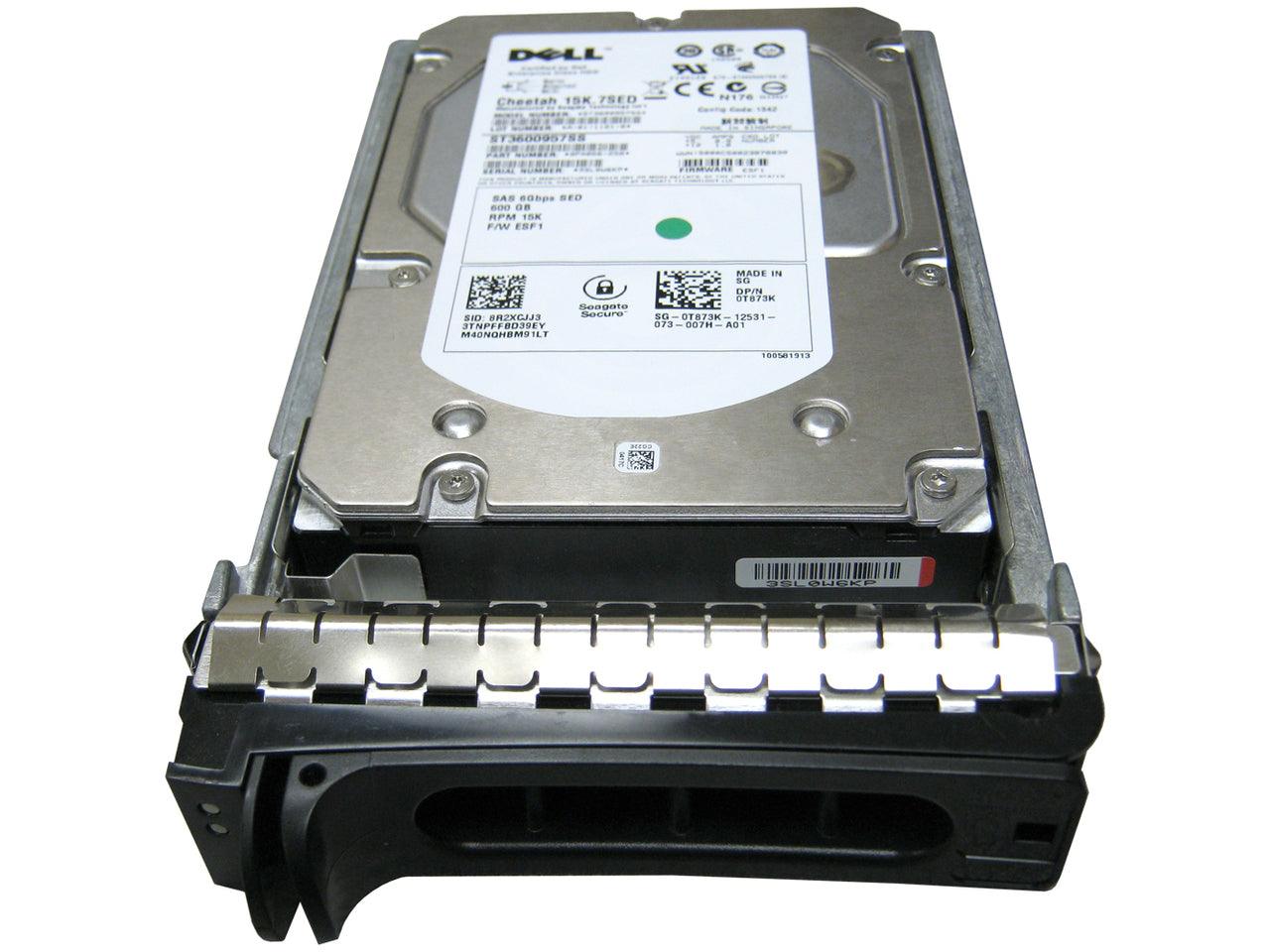 Dell T873K ST3600957SS 600GB 15K SAS 3.5in hard drive