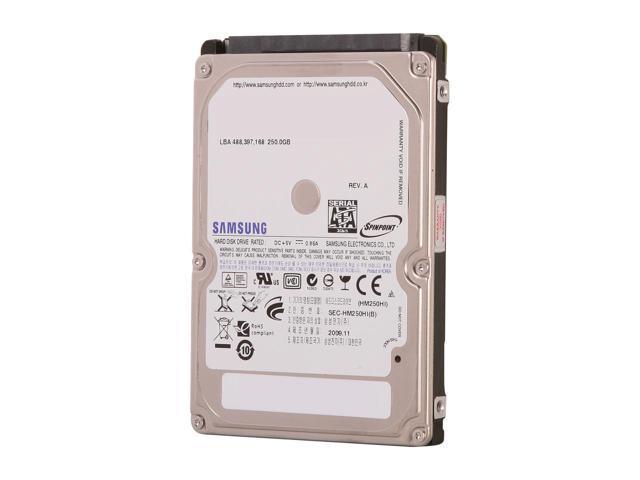 Samsung HM250HI 250GB 5400RPM 2.5" SATA Laptop Hard Drive
