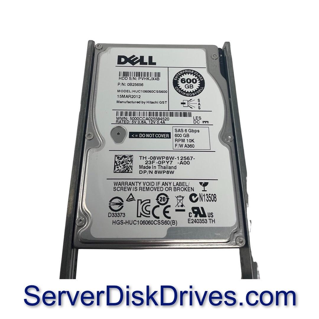 Dell 8WP8W HUC106060CSS600 600GB SAS 10k 6G 2.5in Hard Drive