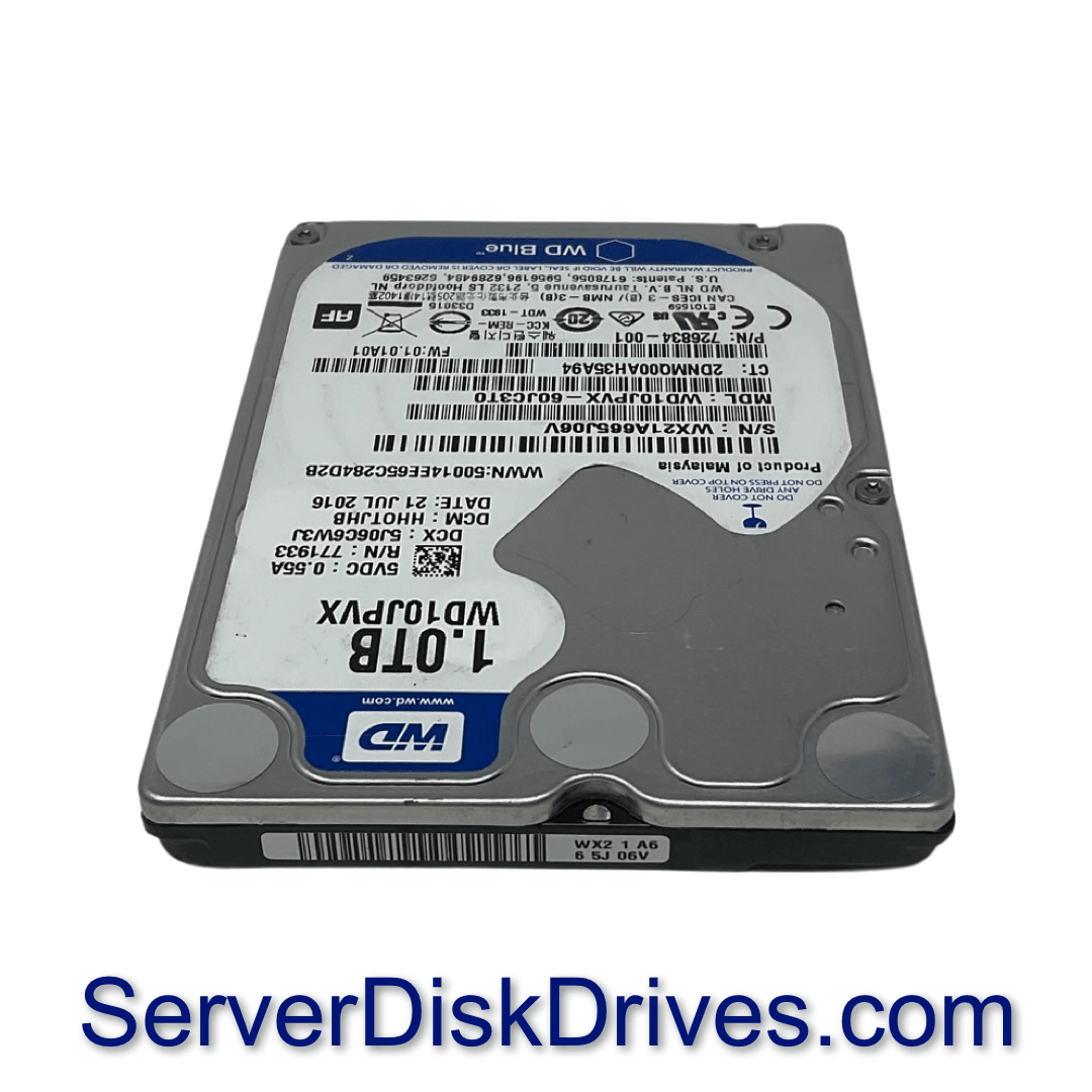WD Blue 1TB Mobile Hard Disk Drive - 5400 RPM SATA 6Gb/s 2.5 Inch - WD10JPVX