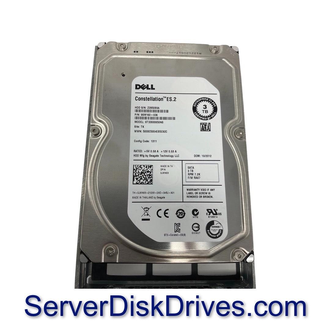 Dell JMN63 3TB 7200RPM 3.5in SATA 6G Drive for PowerEdge