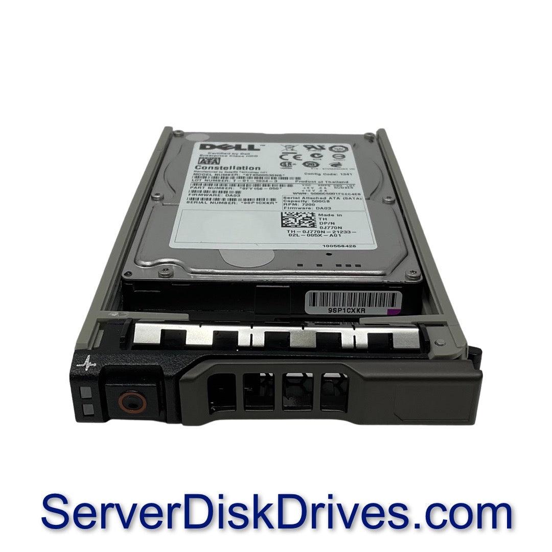 Dell J770N Seagate ST9500530NS 500GB 7200 RPM 2.5" SATA Server Hard Drive