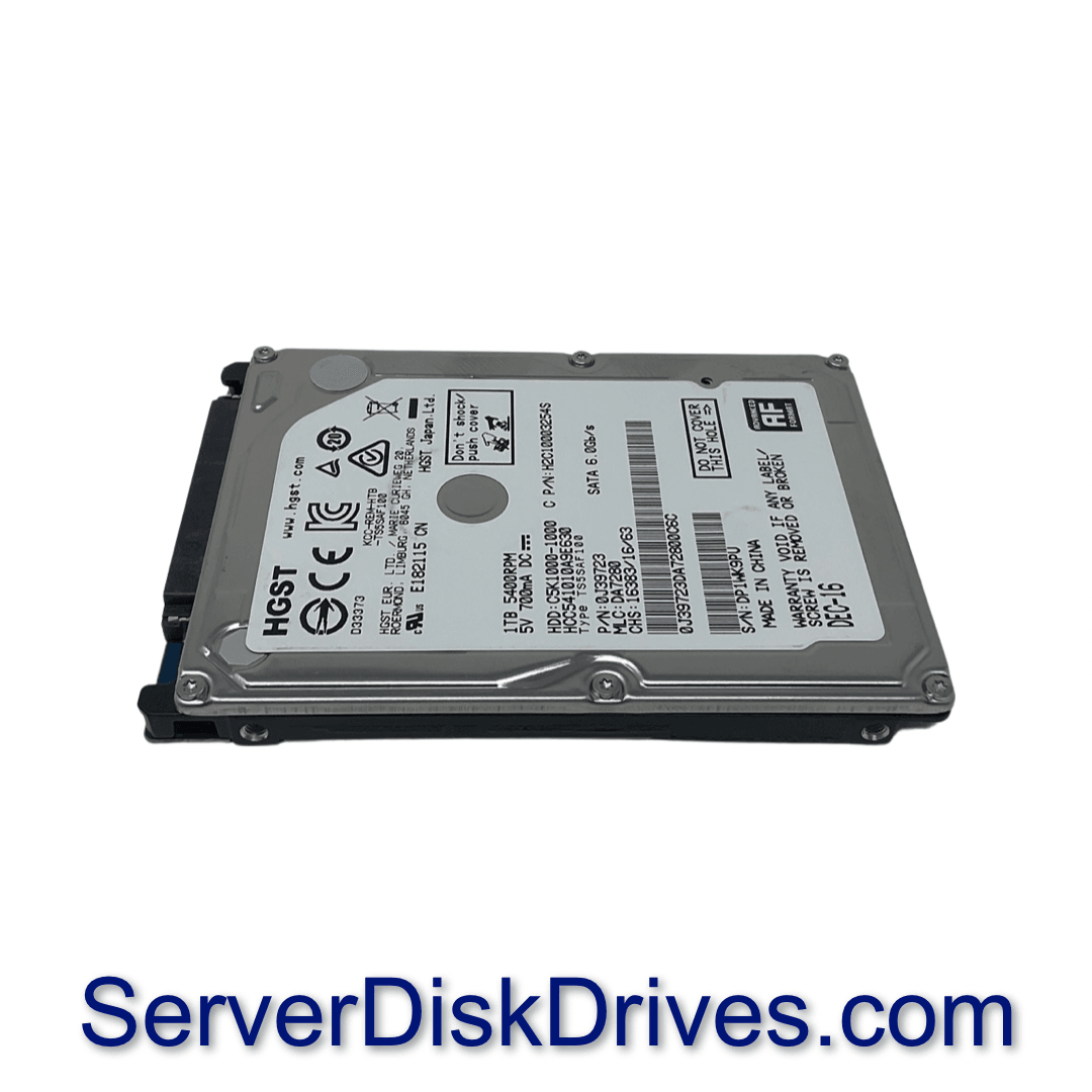 HGST HCC541010A9E630 1TB 5400RPM 8MB SATA 6Gb/s (9.5mm) 2.5inch Notebo HGST HCC541010A9E630 1TB 5400RPM 8MB SATA 6Gb/s (9.5mm) 2.5inch Notebo