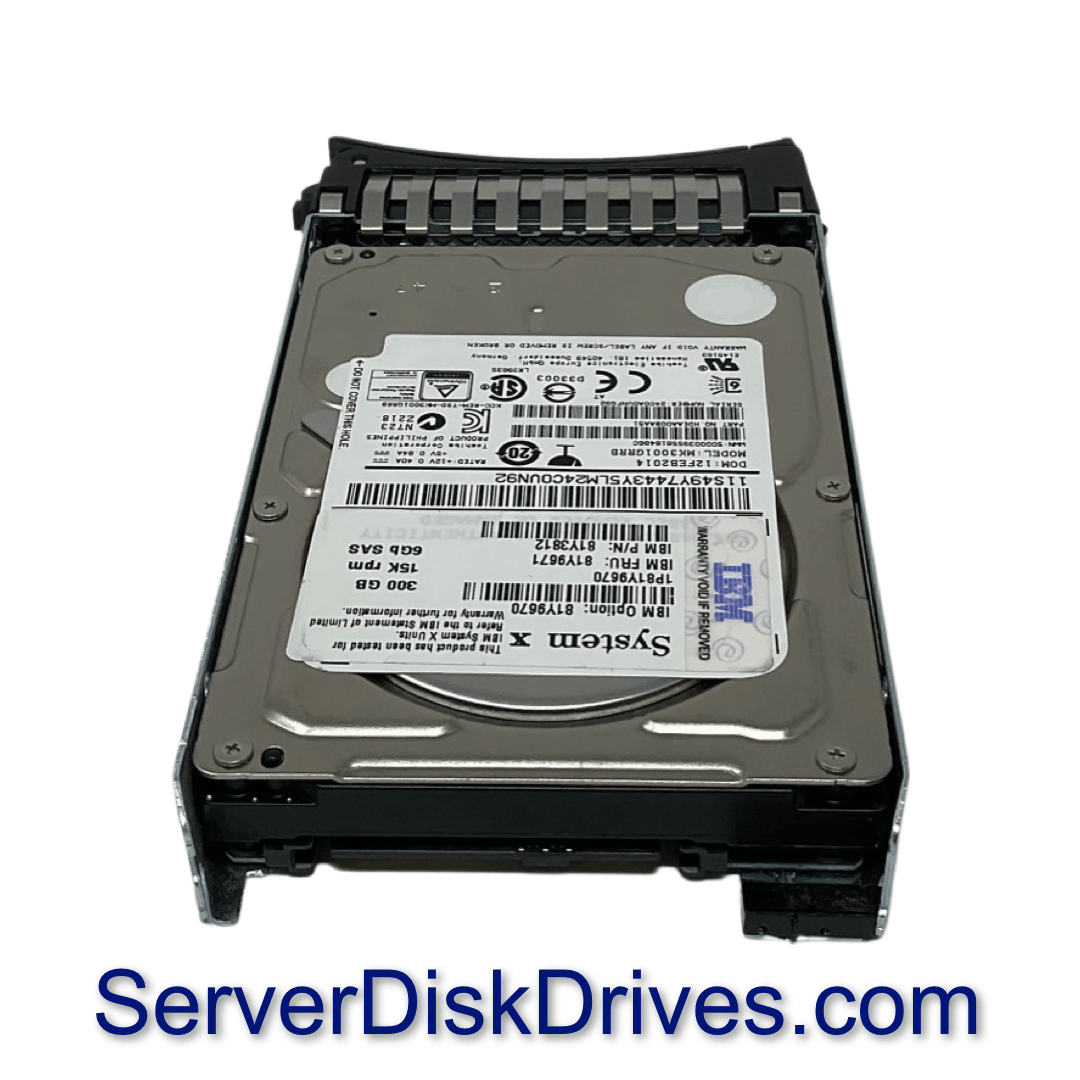 81Y9671 IBM 300GB 15K 6G 2.5in SAS Hard Drive