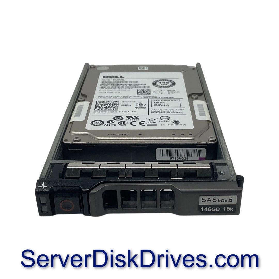 Dell 89TH4 146GB 15K RPM 6Gb/s 2.5 SFF SAS Hard Drive ST9146752SS
