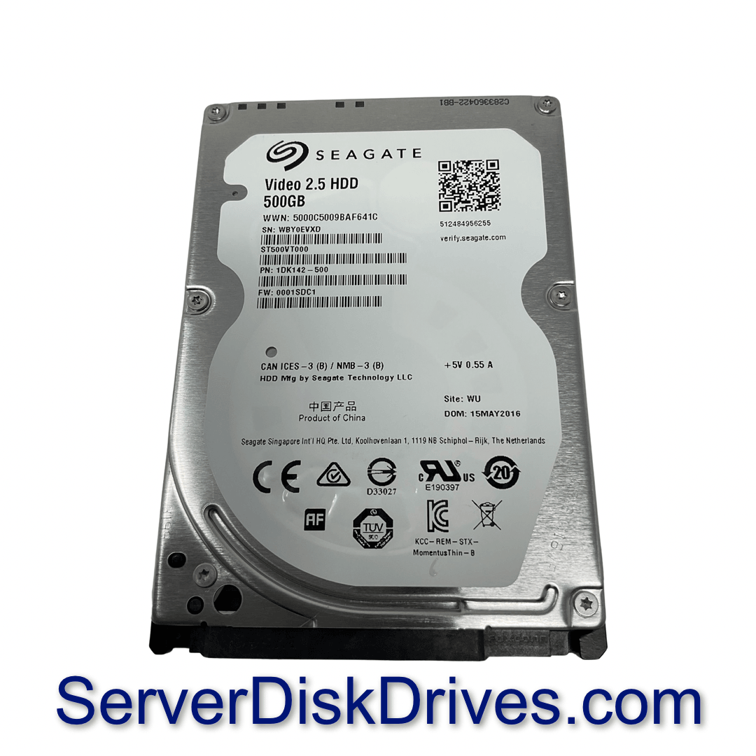 Seagate Video 2.5 HDD 500 GB,Internal,5400 RPM,2.5 (ST500VT000) HDD for  sale online