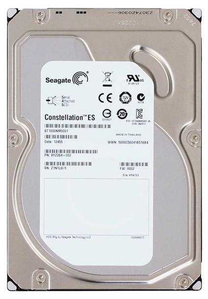 Seagate ST1000NM0001 1TB 7.2K 64MB 3.5in SAS 6Gbs Hard Drive